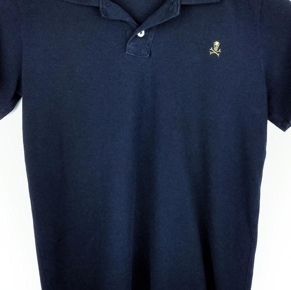 Childs Collared Shirt with Skull Emblem sz. 14 - Picture 5 of 5